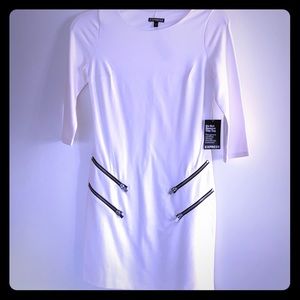 Express white cocktail dress